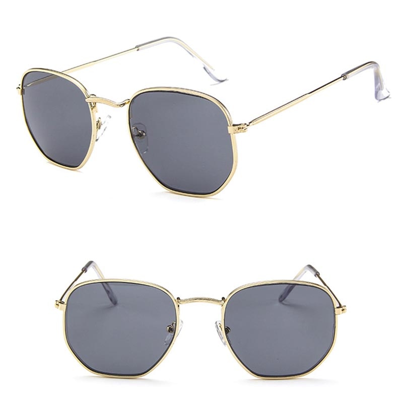 Luxuriöse Hexagonale Unisex Sonnenbrille