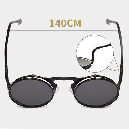 Retro Runde Herren Sonnenbrille